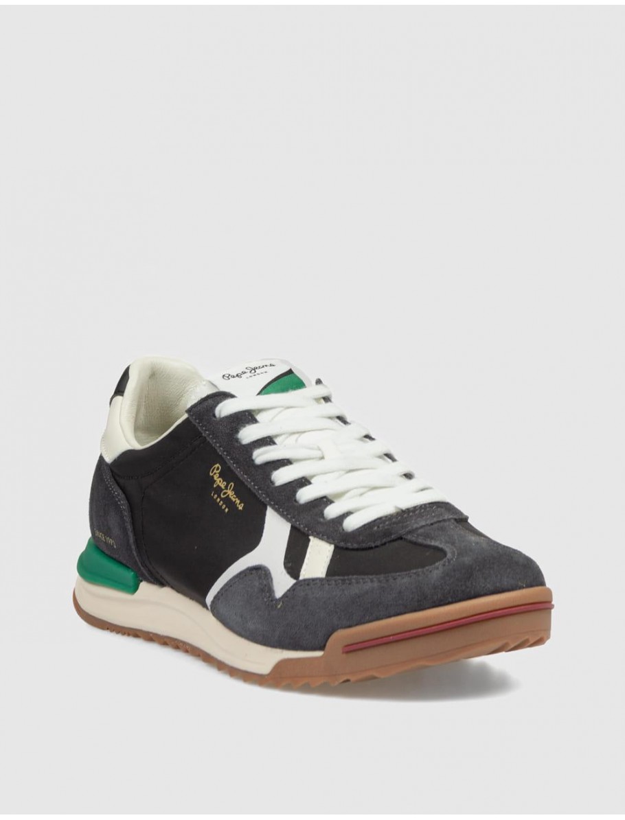 ZAPATILLA PEPE JEANS MARVIN ROAD NEGRO