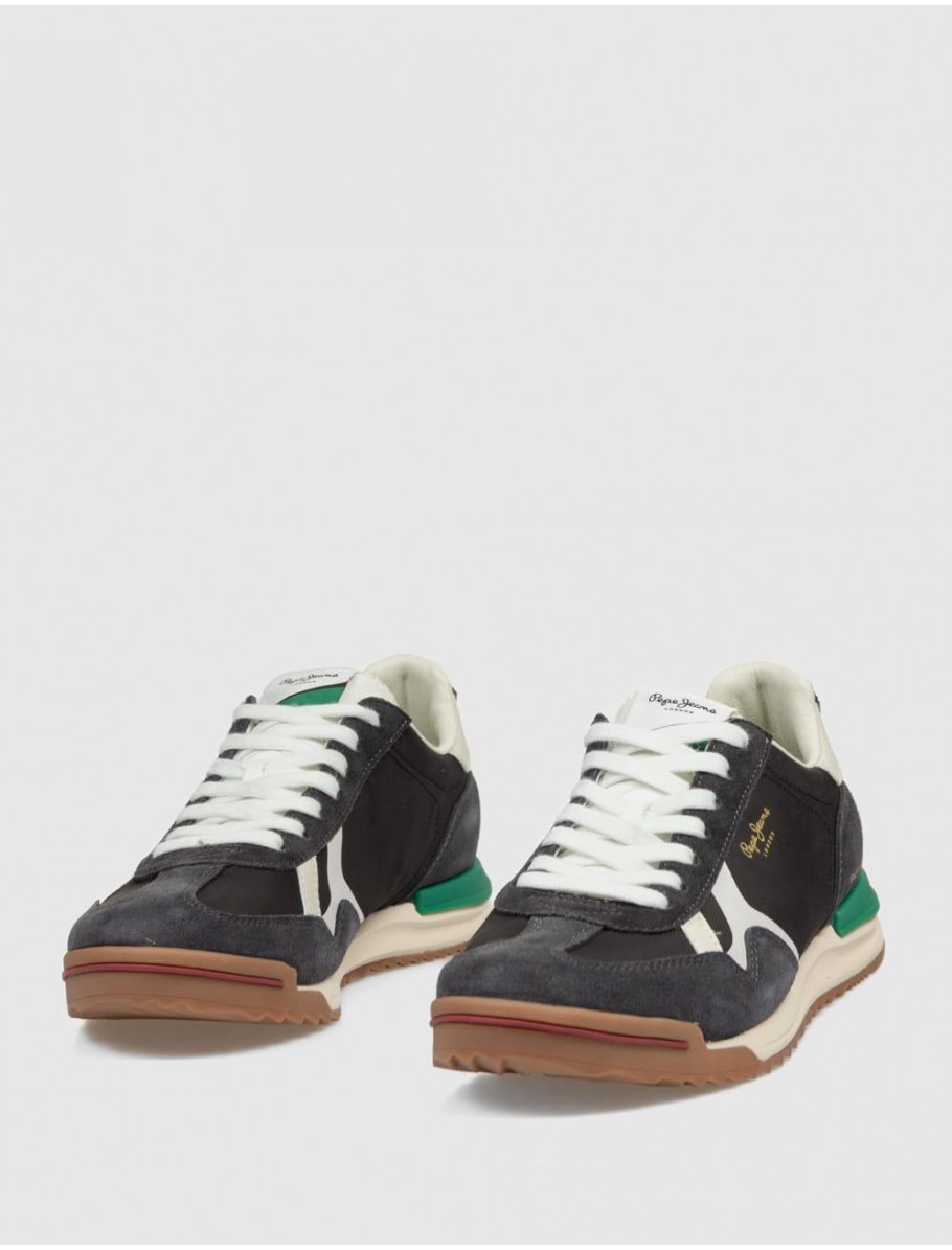 ZAPATILLA PEPE JEANS MARVIN ROAD NEGRO