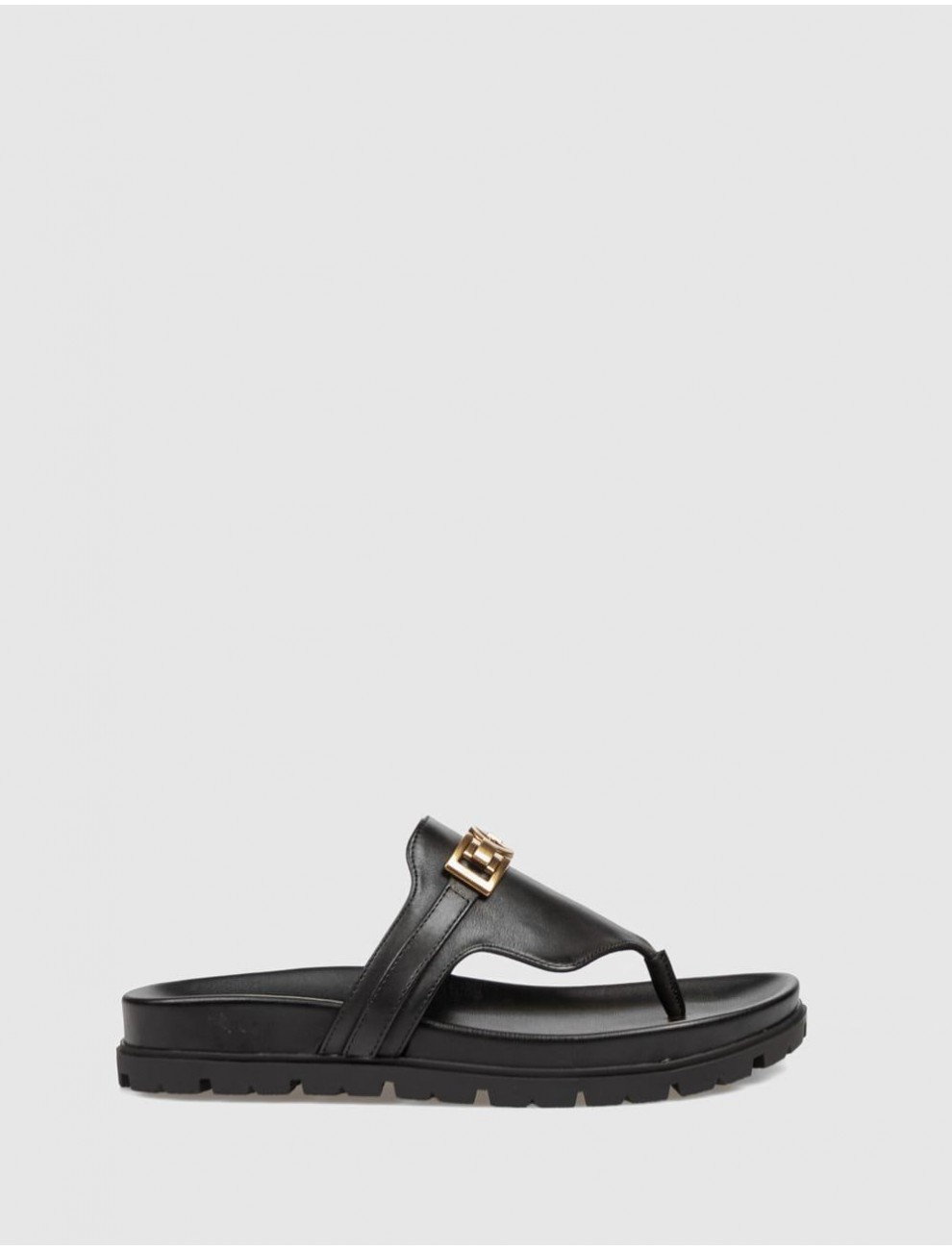 SANDALIA DE DEDO GUESS FARRON NEGRO