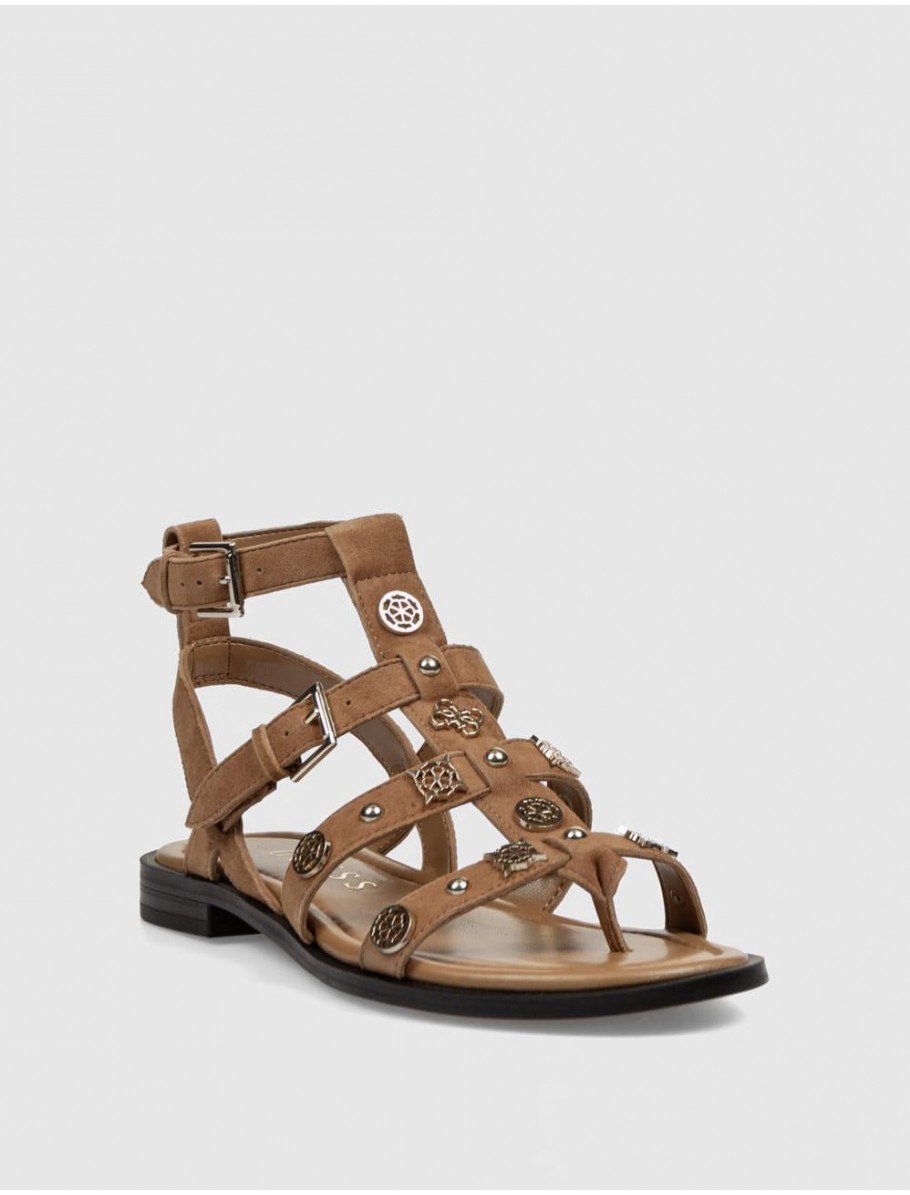 SANDALIA GUESS YAZZA2 MARRoN