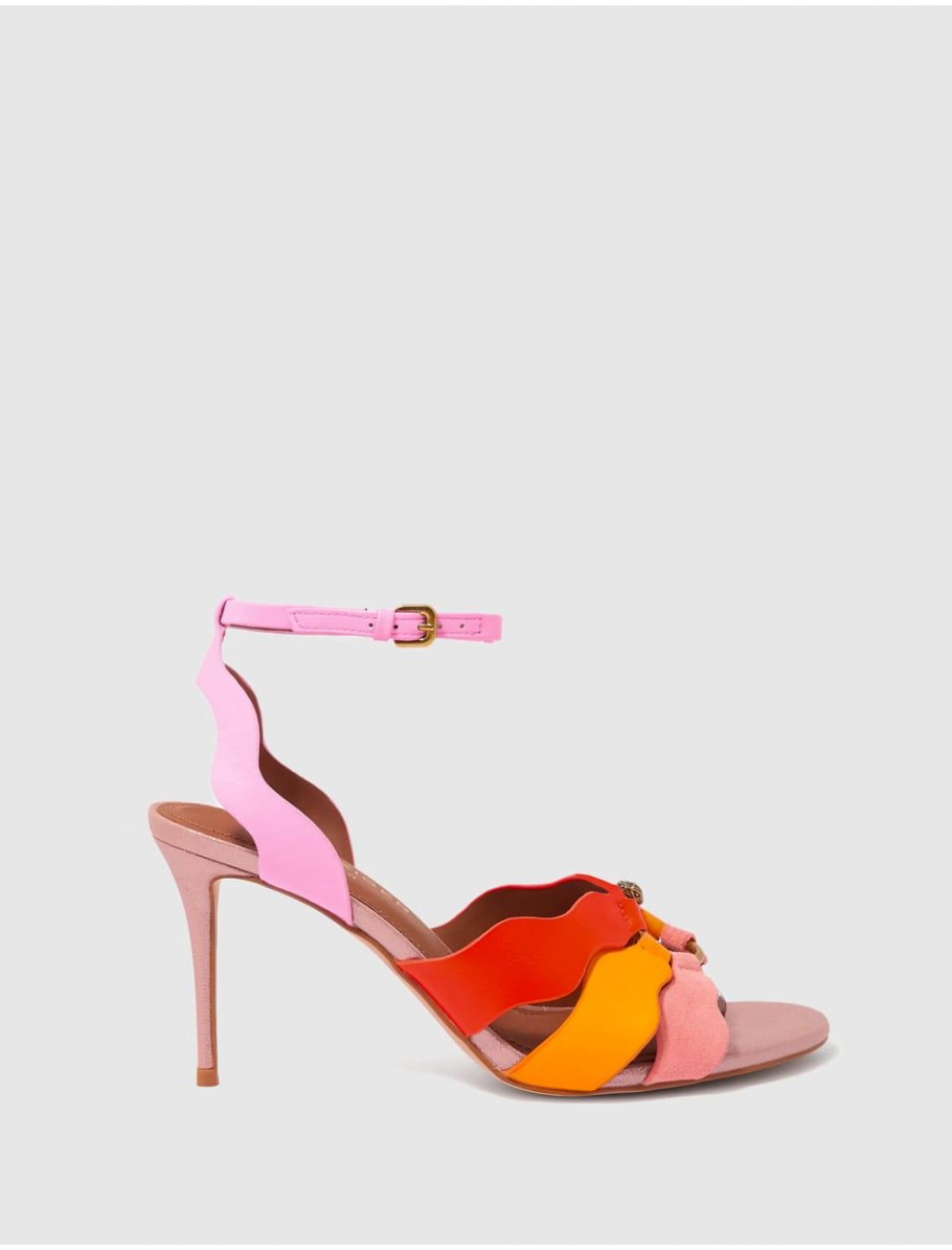 SANDALIA KURT GEIGER SUN WAVE SANDAL ROSA