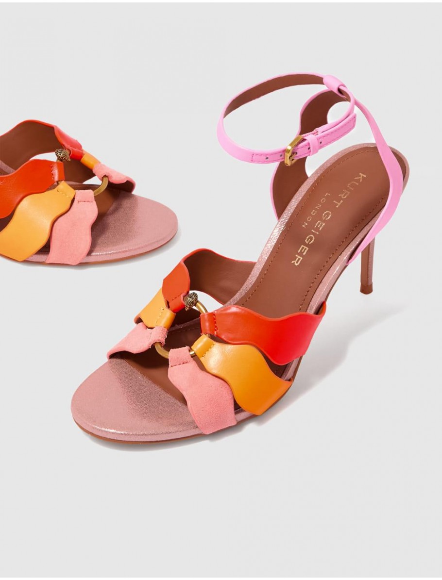 SANDALIA KURT GEIGER SUN WAVE SANDAL ROSA