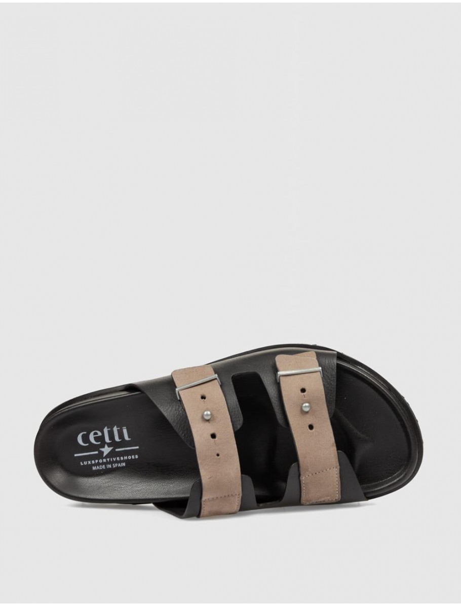 SANDALIA CETTI 1413 NEGRO