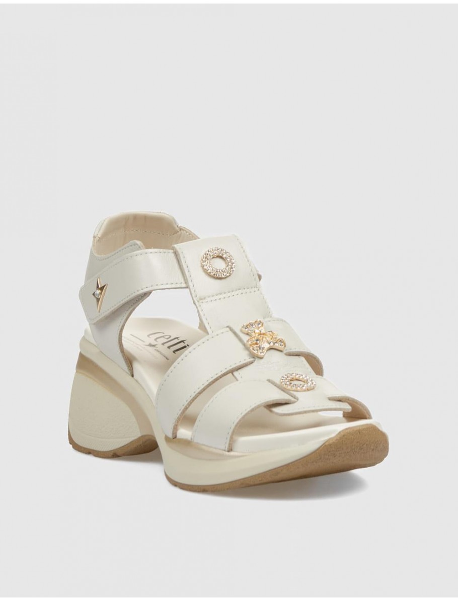 SANDALIA CETTI 1417 BEIG