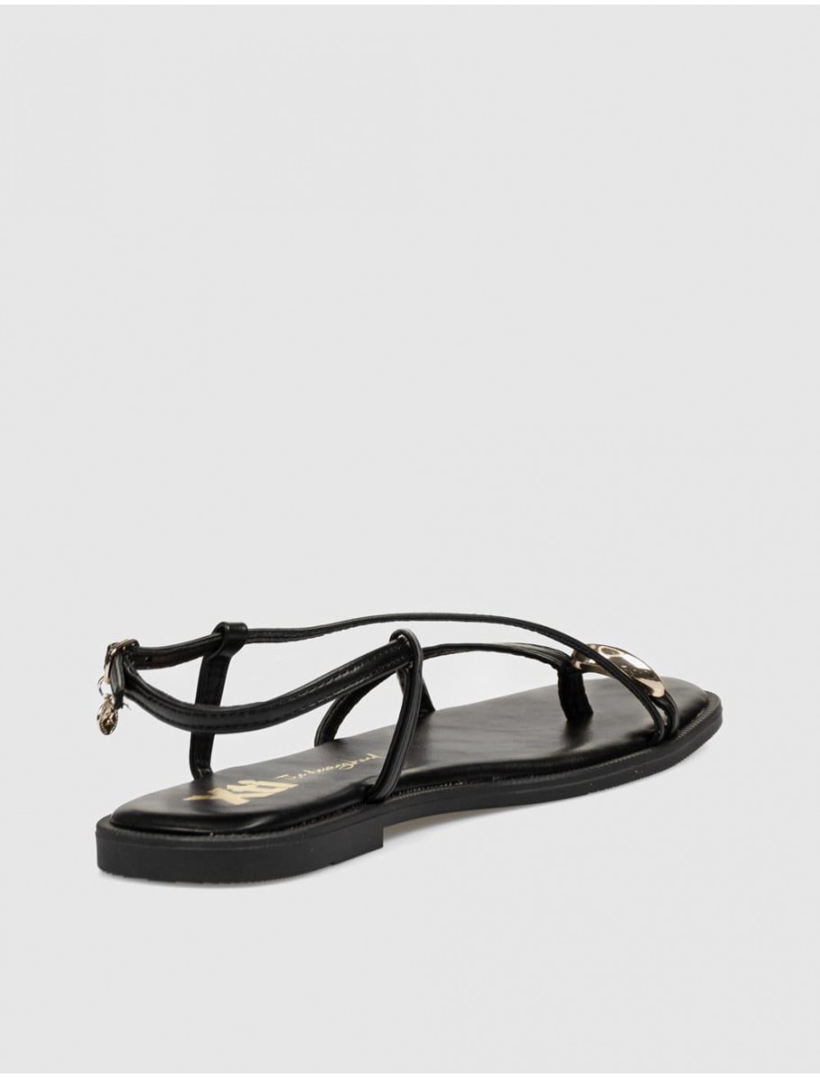 SANDALIA DE DEDO XTI 145358 NEGRO