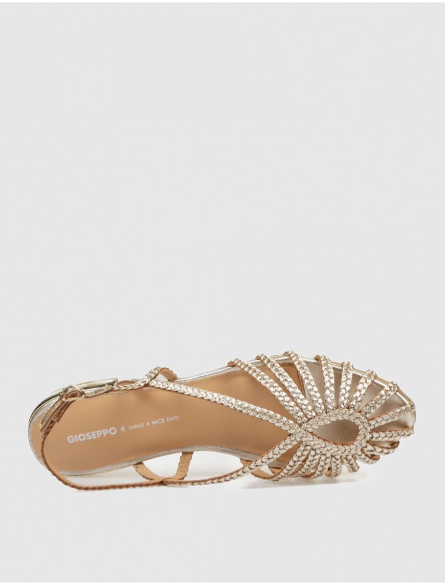 SANDALIA GIOSEPPO HINGHAM PLATINO