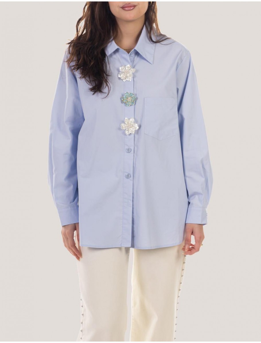 CAMISA OBVIO LIOREN AZUL