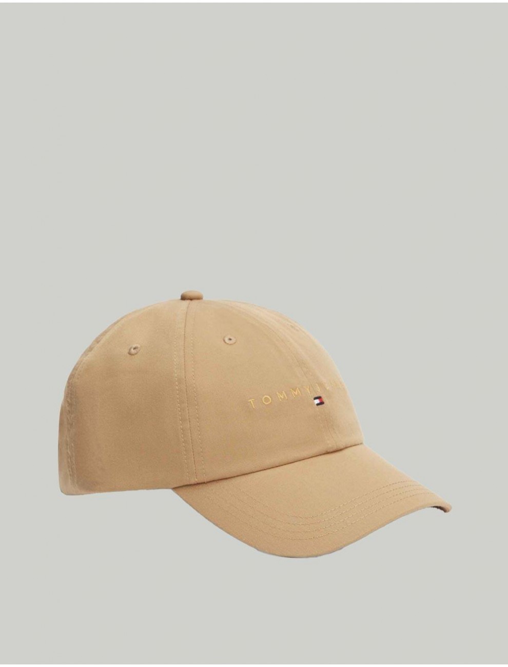 GORRA TOMMY HILFIGER LINEAR LOGO 6 PANEL CAP CaMEL