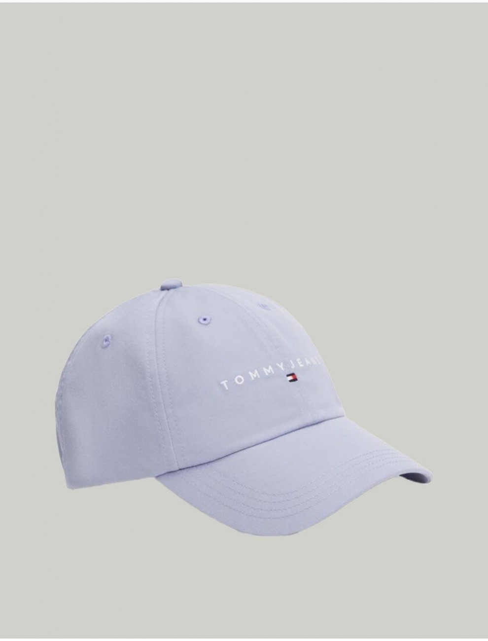 GORRA TOMMY HILFIGER LINEAR LOGO 6 PANEL CAP LILA