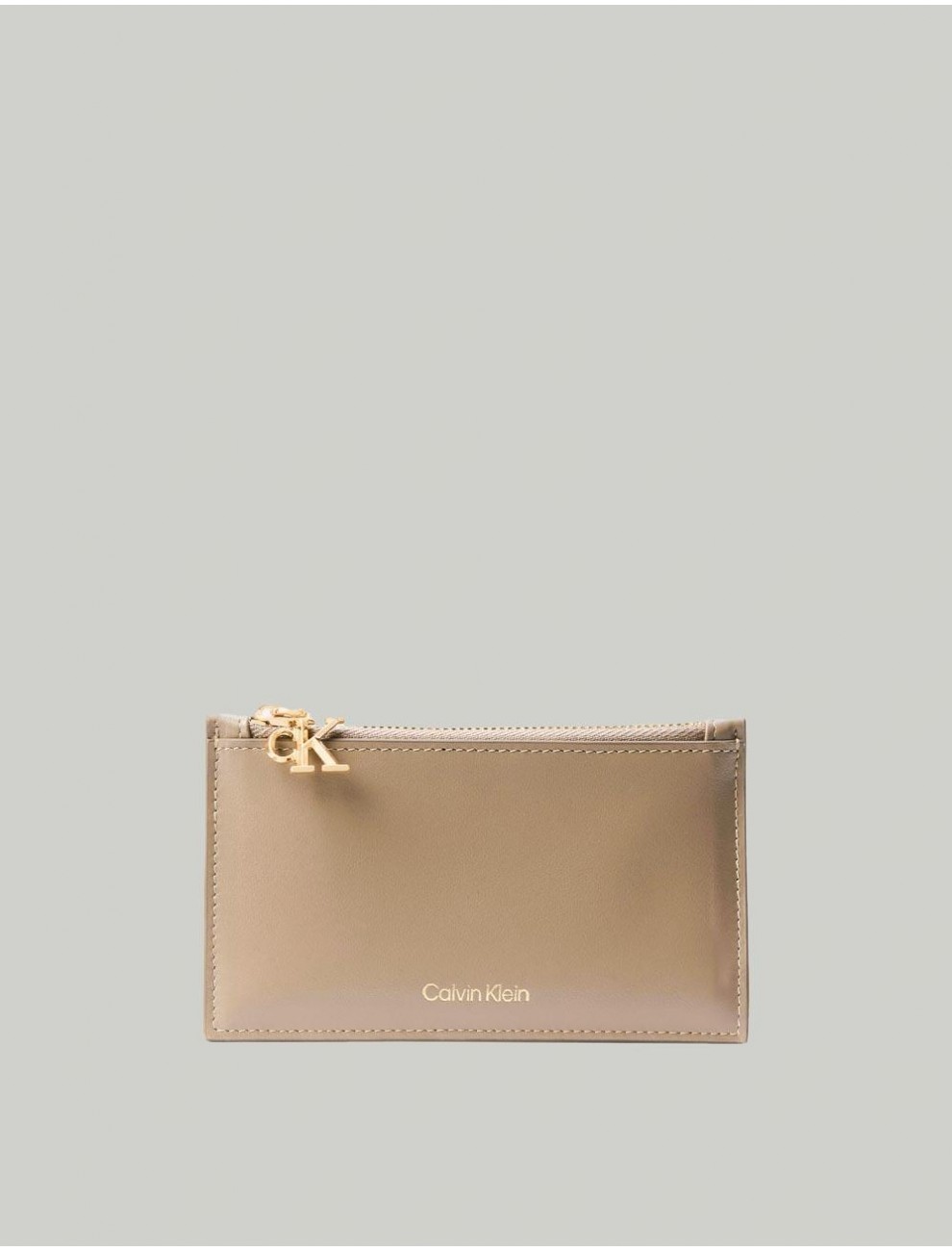 CARTERA CALVIN KLEIN CK ZIP CARDCASE 6CC TAUPE