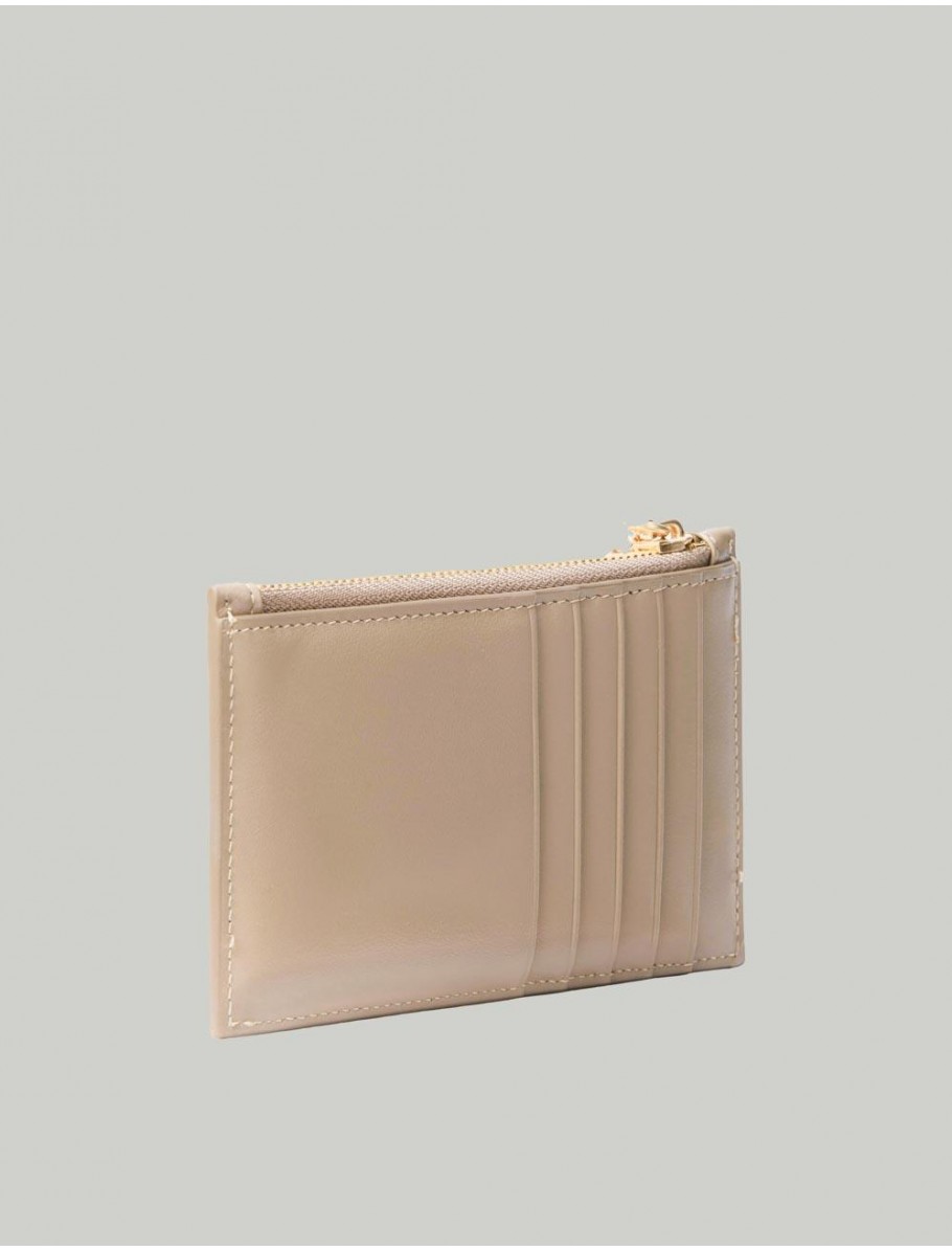 CARTERA CALVIN KLEIN CK ZIP CARDCASE 6CC TAUPE
