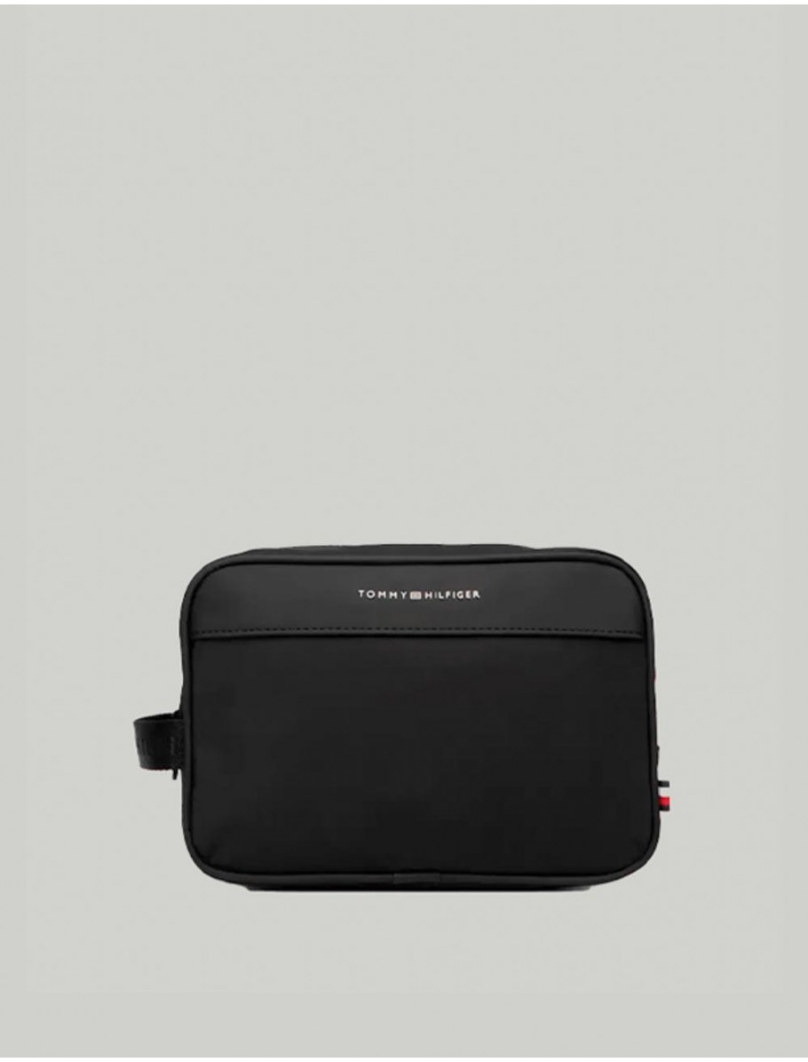 NECESER TOMMY HILFIGER TH REPREVE WASHBAG NEGRO