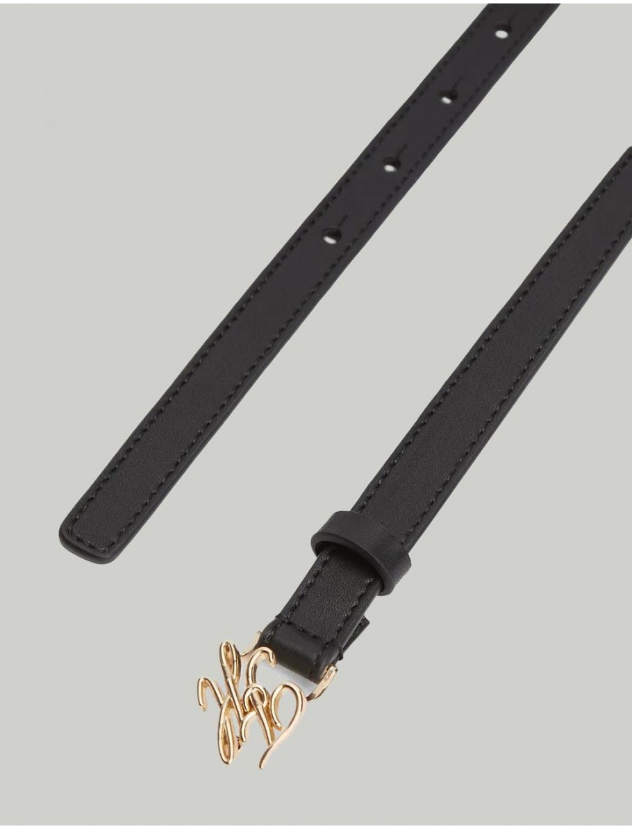 CINTURoN TOMMY HILFIGER TH SCRIPT 30 NEGRO