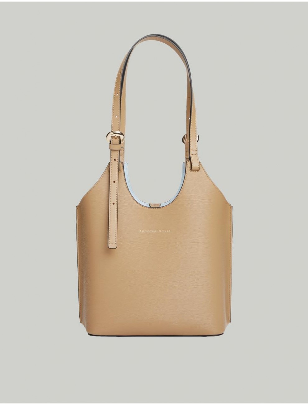 BOLSO TOMMY HILFIGER TH MODERN MINI TOTE CaMEL