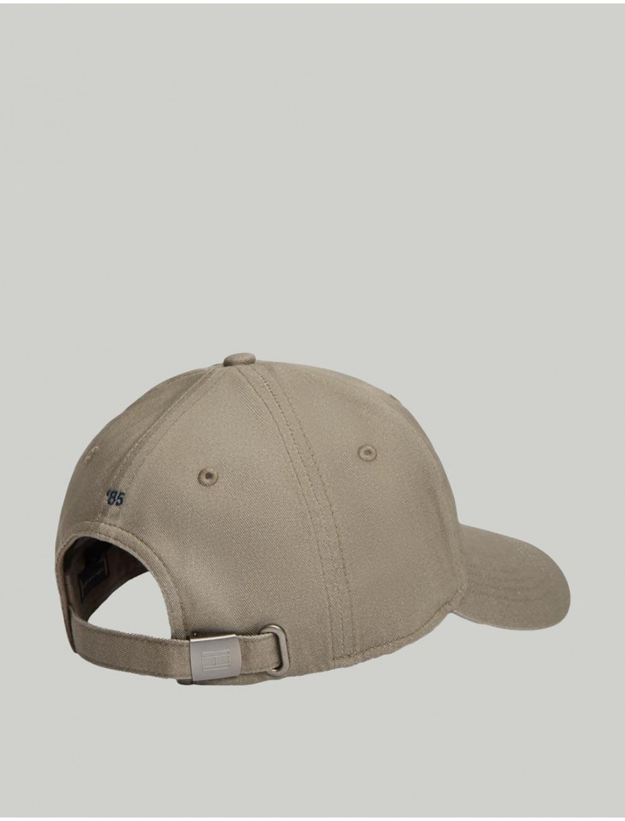 GORRA TOMMY HILFIGER TH FLAG SOFT 6 PANEL CAP TAUPE