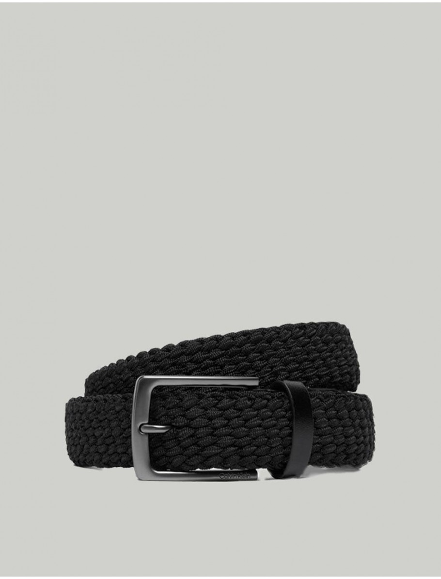 CINTURoN CALVIN KLEIN CASUAL PIN BUCKLE 35MM FIXED NEGRO