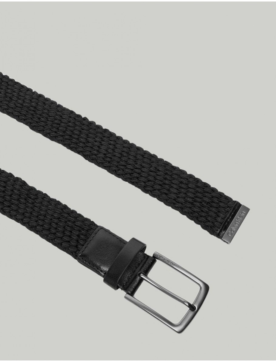 CINTURoN CALVIN KLEIN CASUAL PIN BUCKLE 35MM FIXED NEGRO