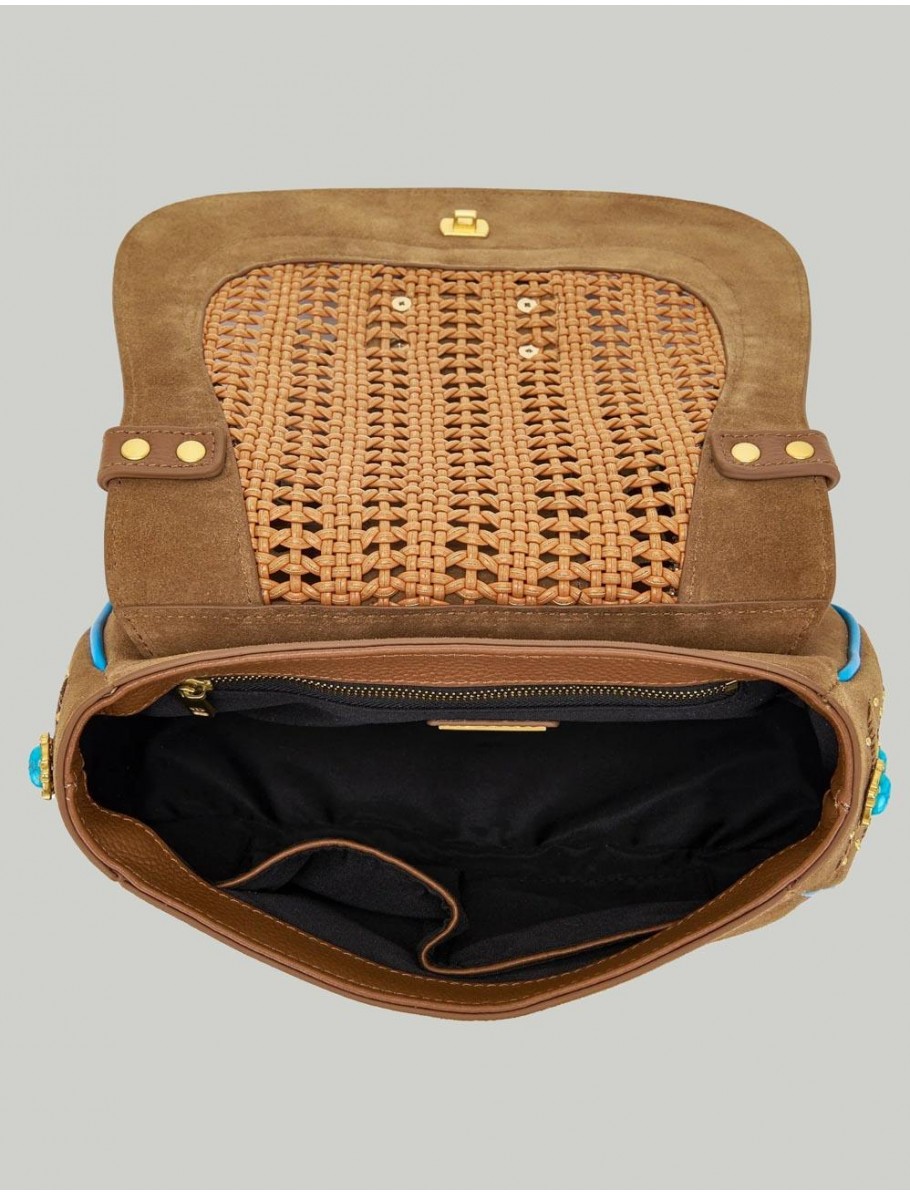 BOLSO LA CARRIE JUNGLE STONES CUERO
