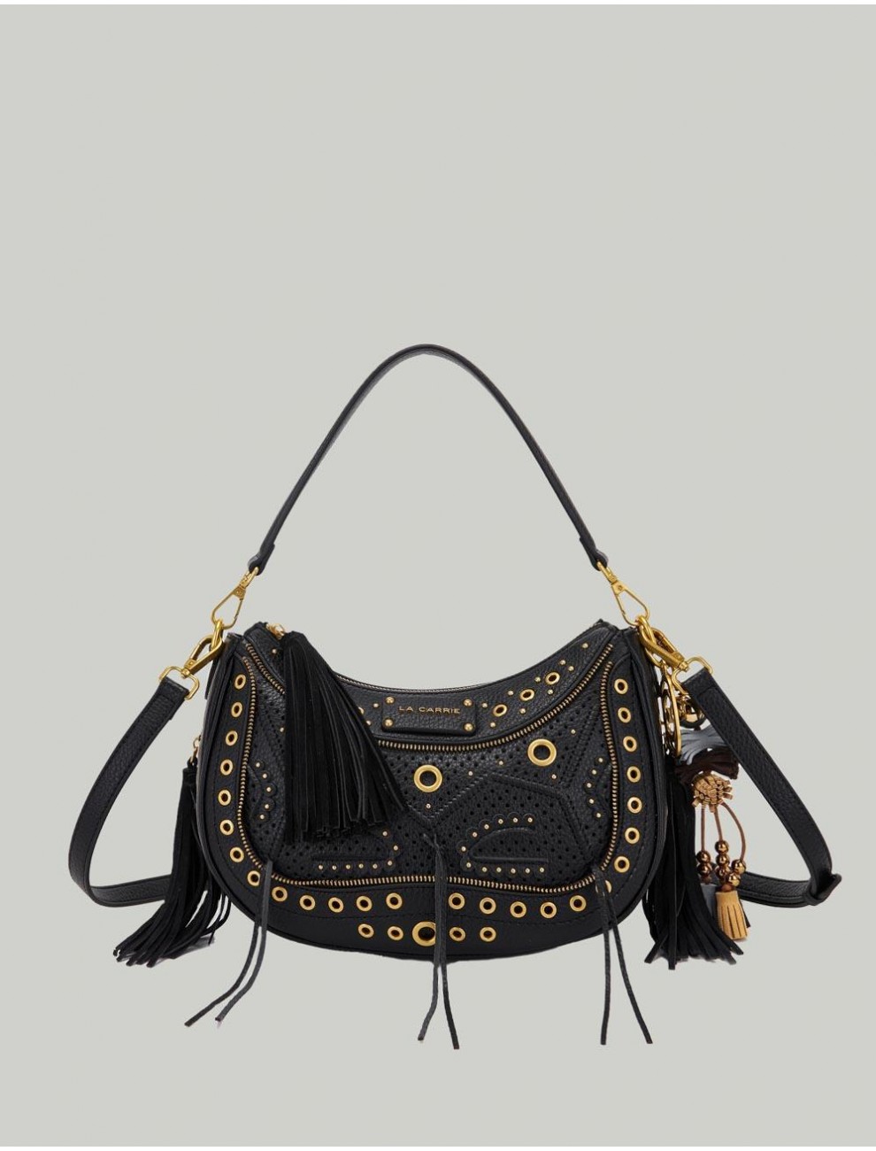 BOLSO LA CARRIE JUNGLE NEGRO