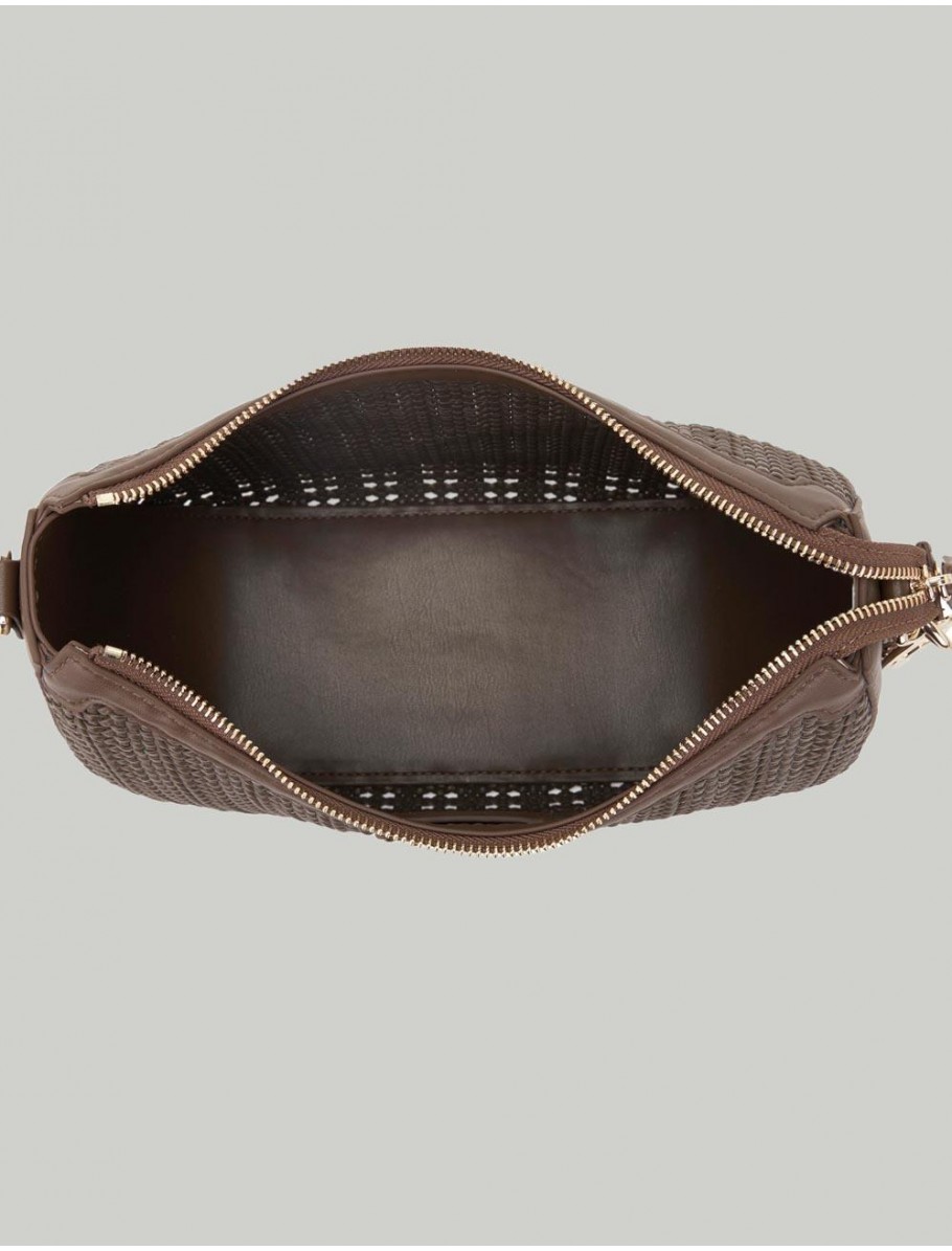 BOLSO LA CARRIE WOVEN MARRoN
