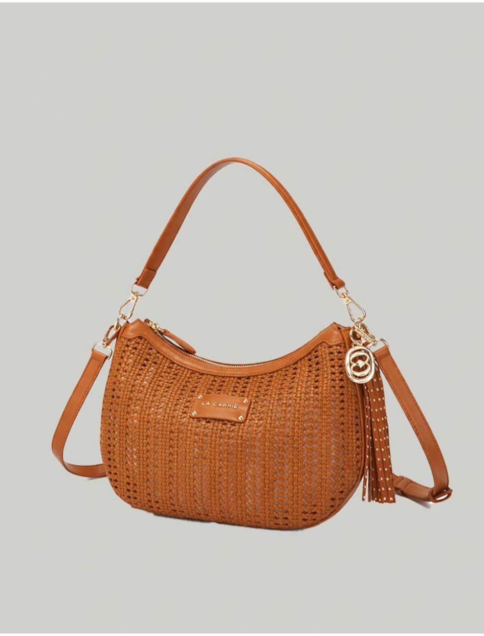 BOLSO LA CARRIE WOVEN CUERO
