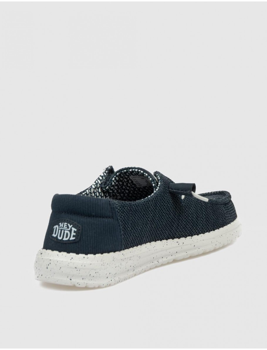 ZAPATILLA DUDE WENDY STRECH MESH MARINO