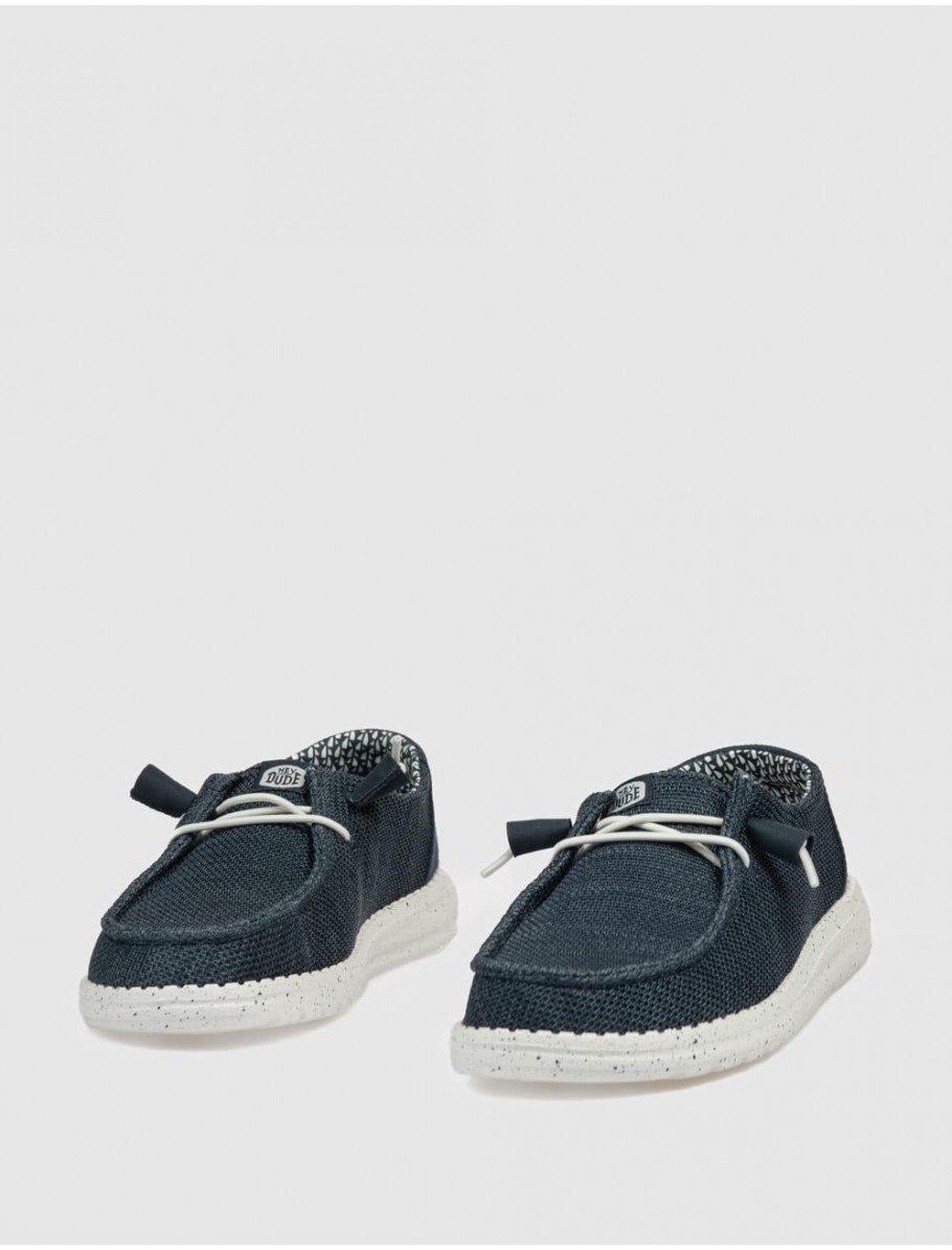ZAPATILLA DUDE WENDY STRECH MESH MARINO