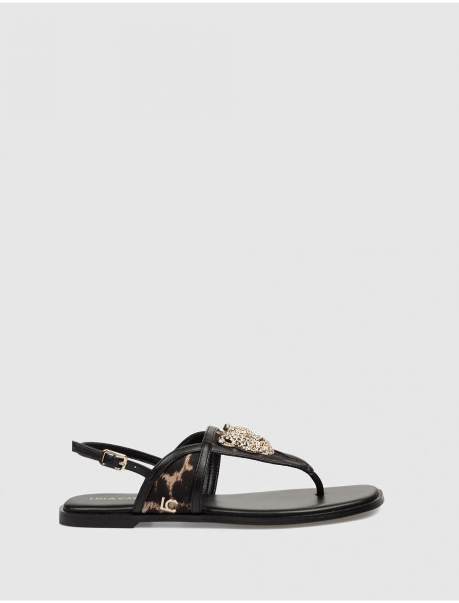 SANDALIA DE DEDO LOLA CASADEMUNT LS2605041 MARRoN