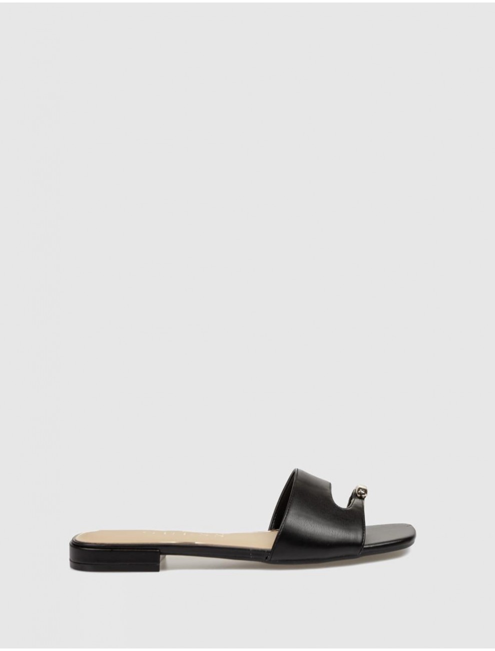 SANDALIA DE DEDO GUESS TABLITA NEGRO
