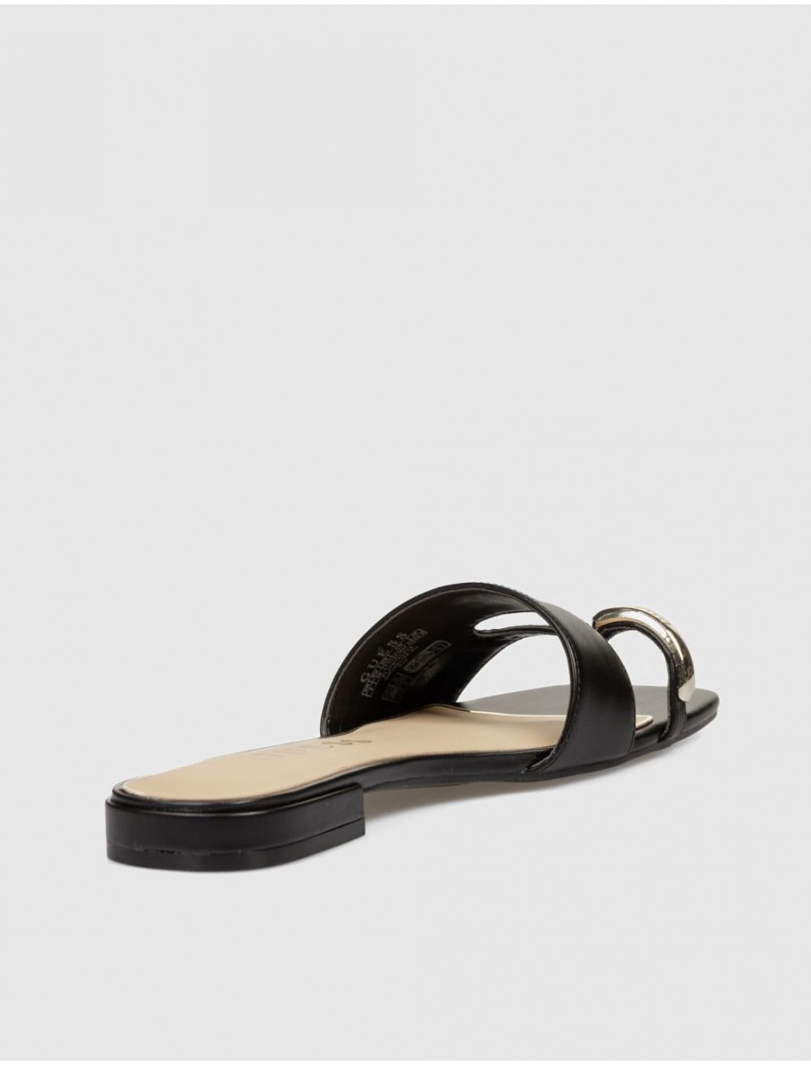 SANDALIA DE DEDO GUESS TABLITA NEGRO