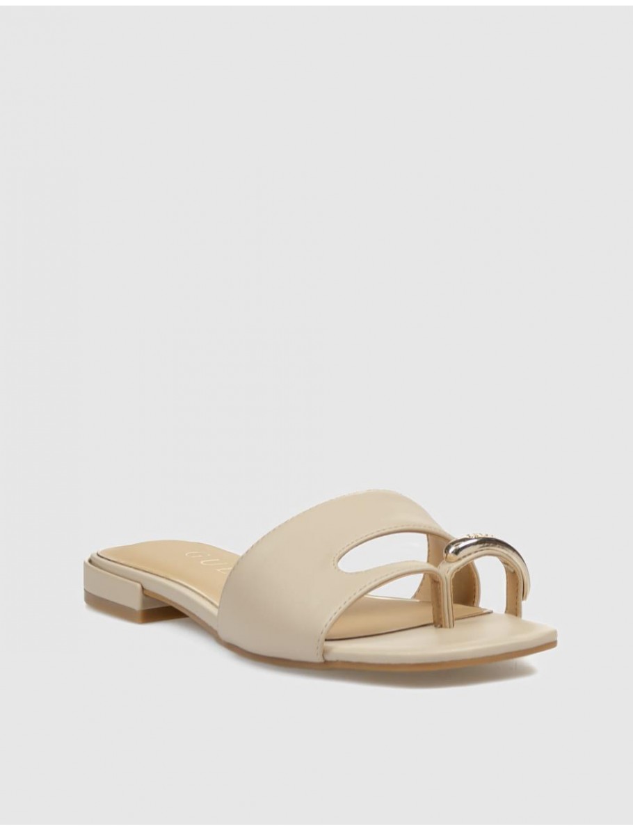 SANDALIA DE DEDO GUESS TABLITA NUDE