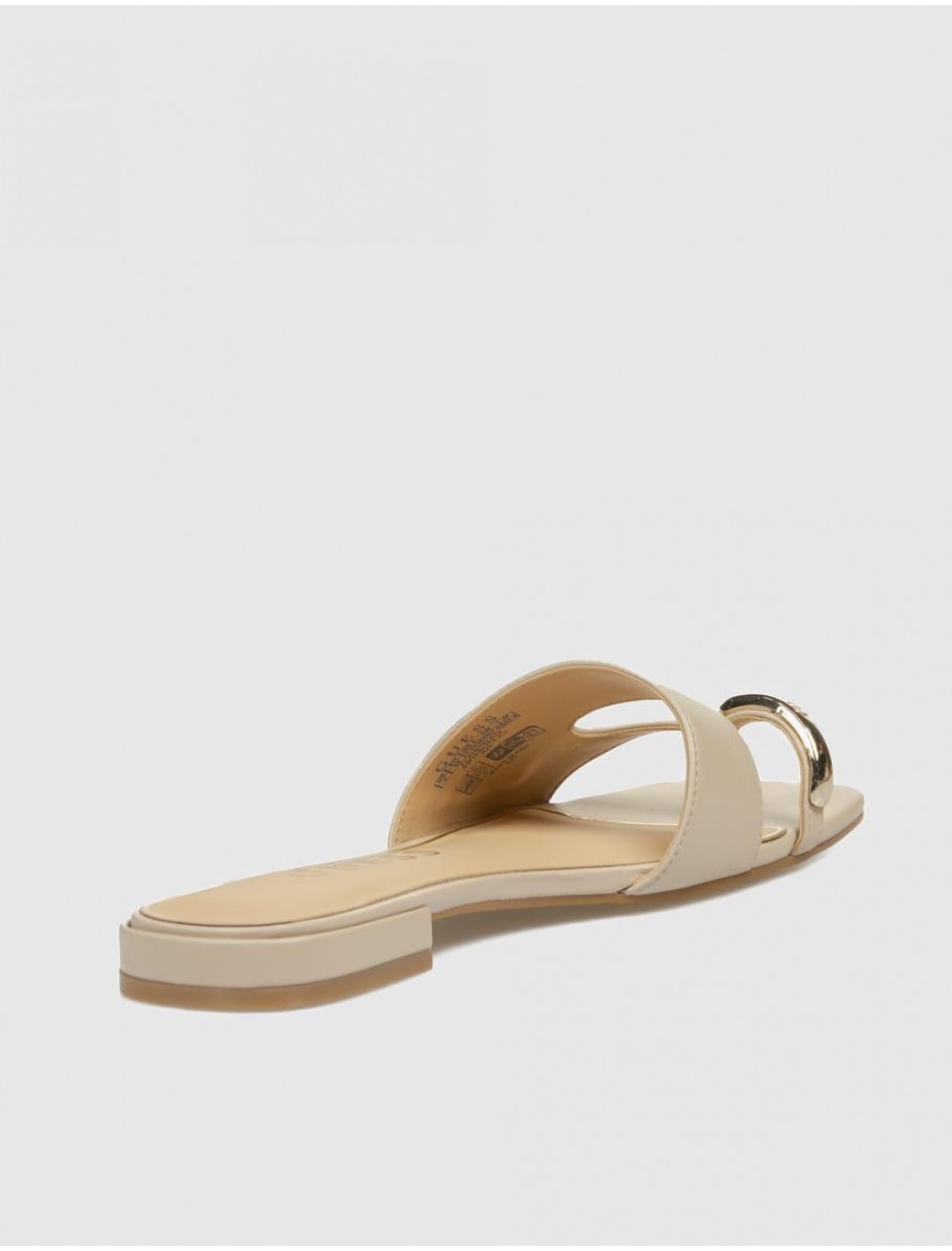 SANDALIA DE DEDO GUESS TABLITA NUDE