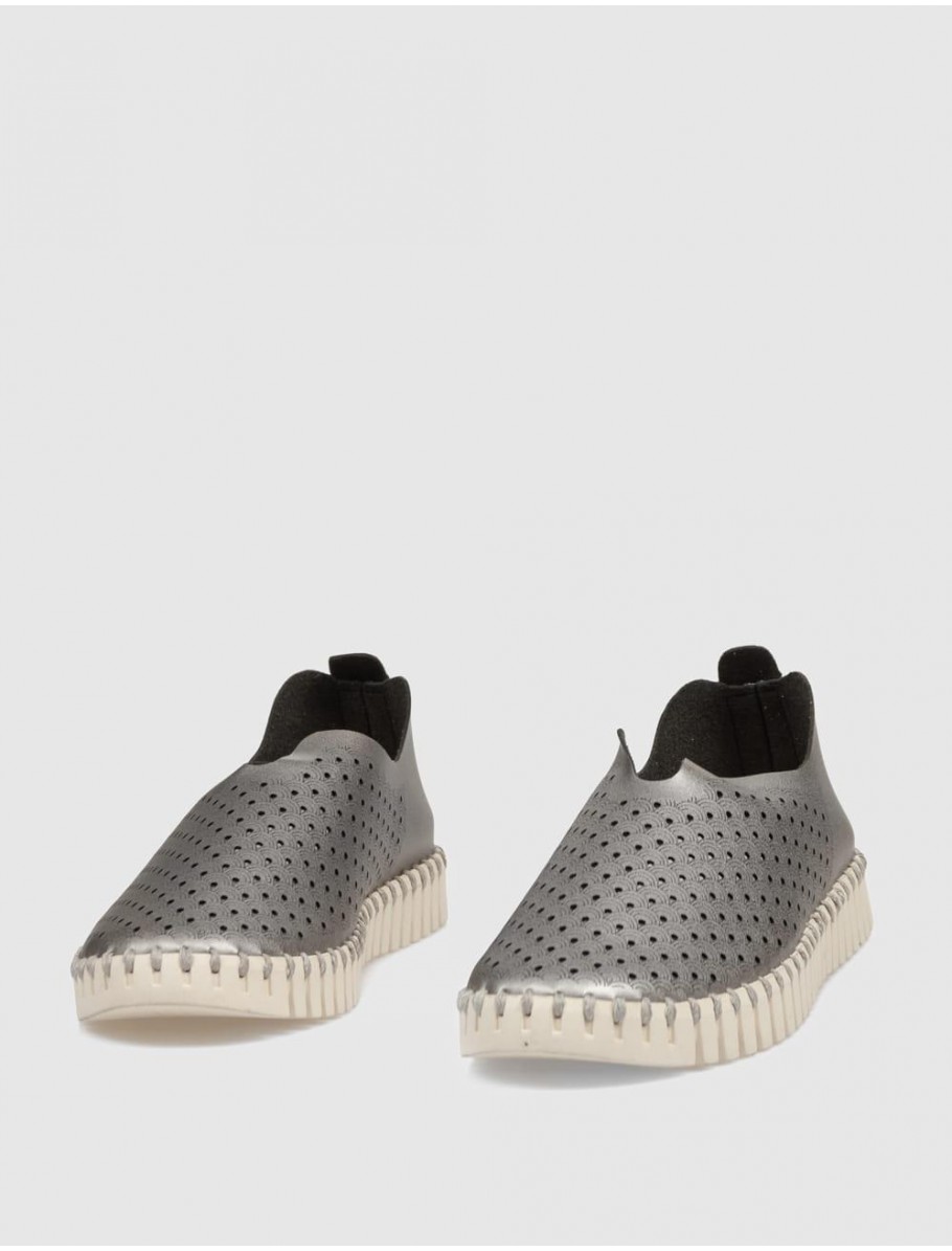 ZAPATILLA ILSE JACOBSEN TULIP3576 PLATA