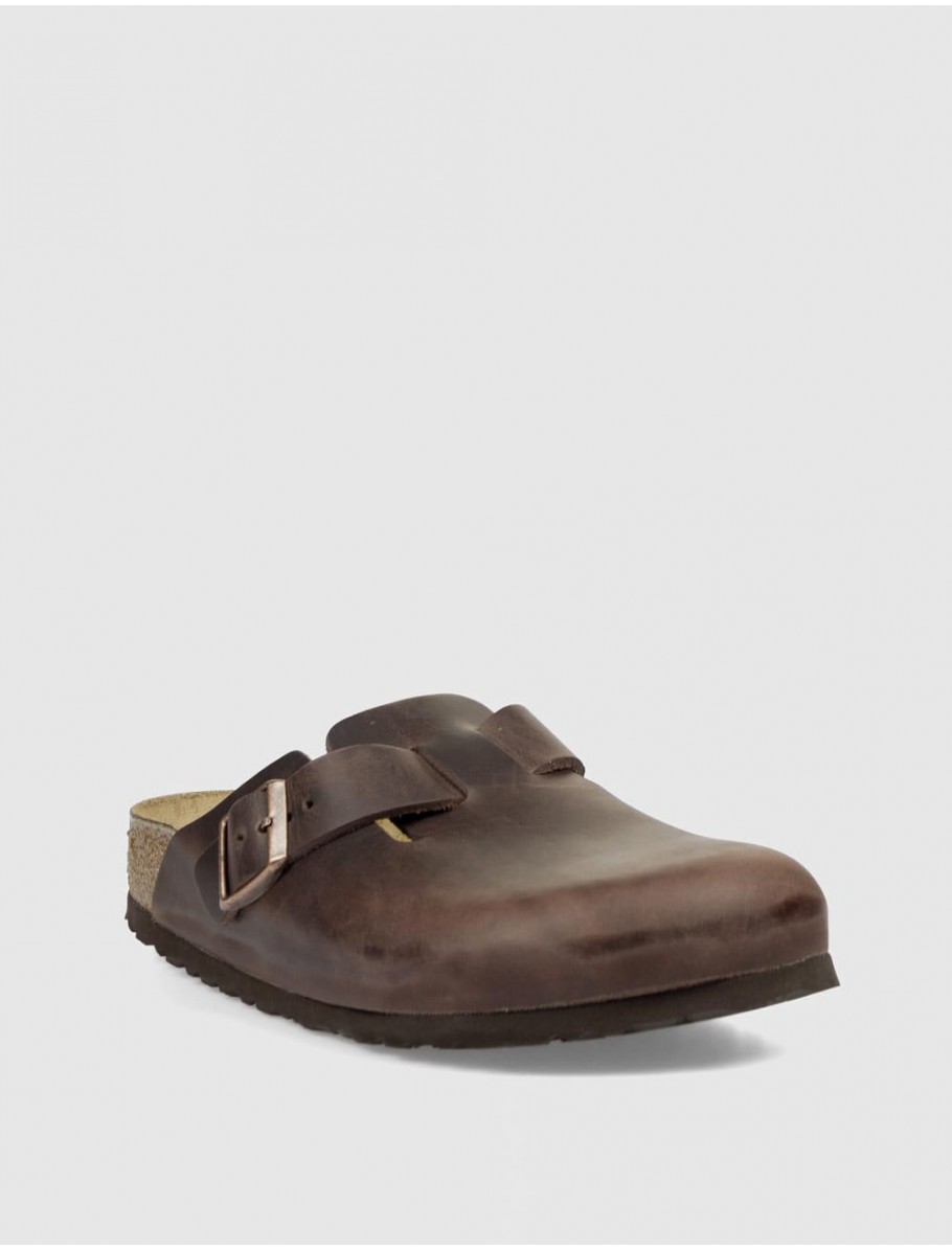 ZUECO BIRKENSTOCK BOSTON MARRoN
