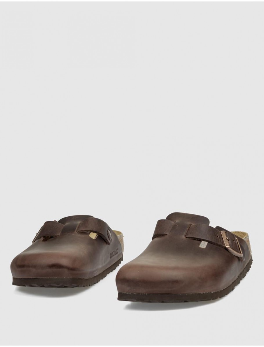 ZUECO BIRKENSTOCK BOSTON MARRoN