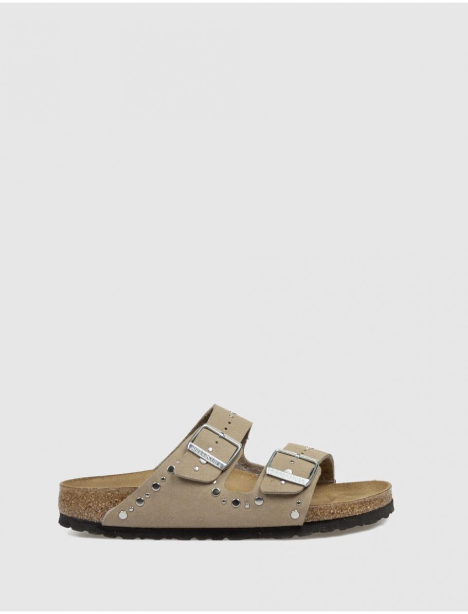 BIO BIRKENSTOCK ARIZONA RIVET TAUPE