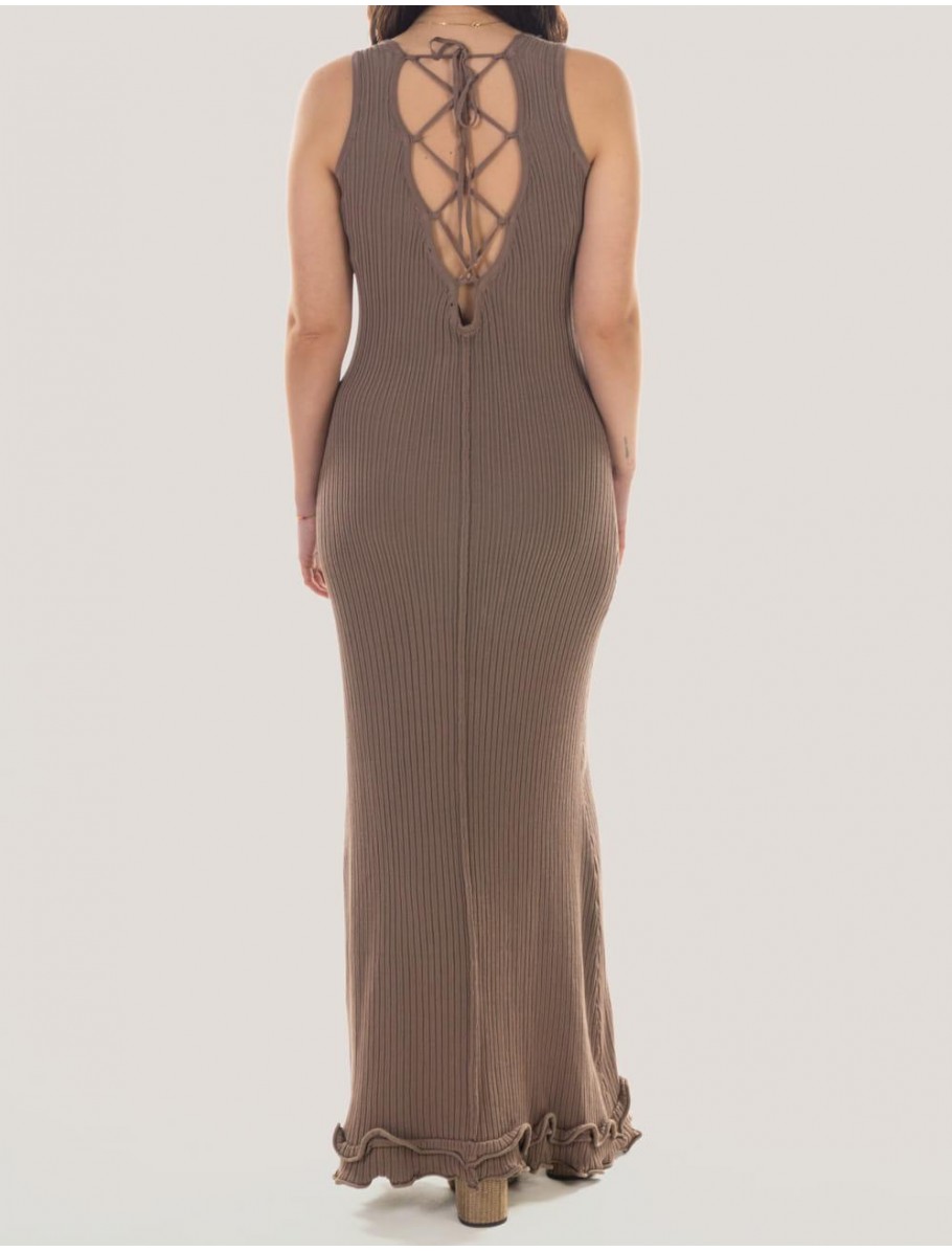VESTIDO OBVIO LISANI MARRoN
