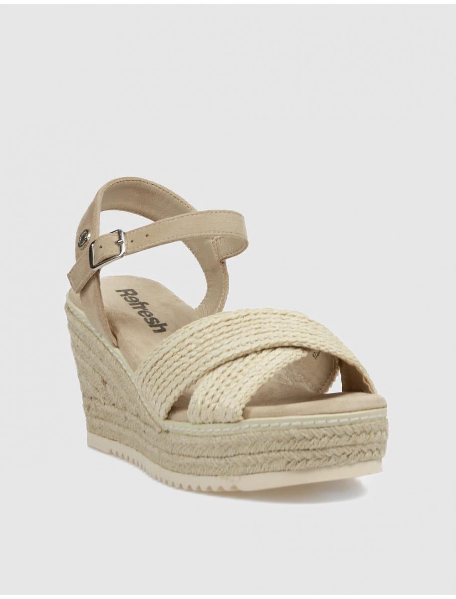 SANDALIA REFRESH 172650 BEIG