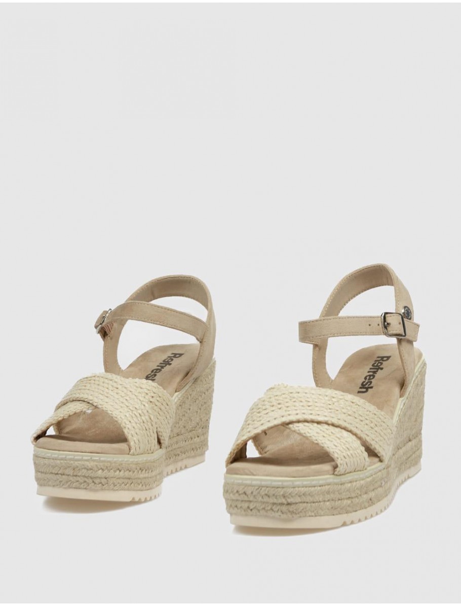 SANDALIA REFRESH 172650 BEIG