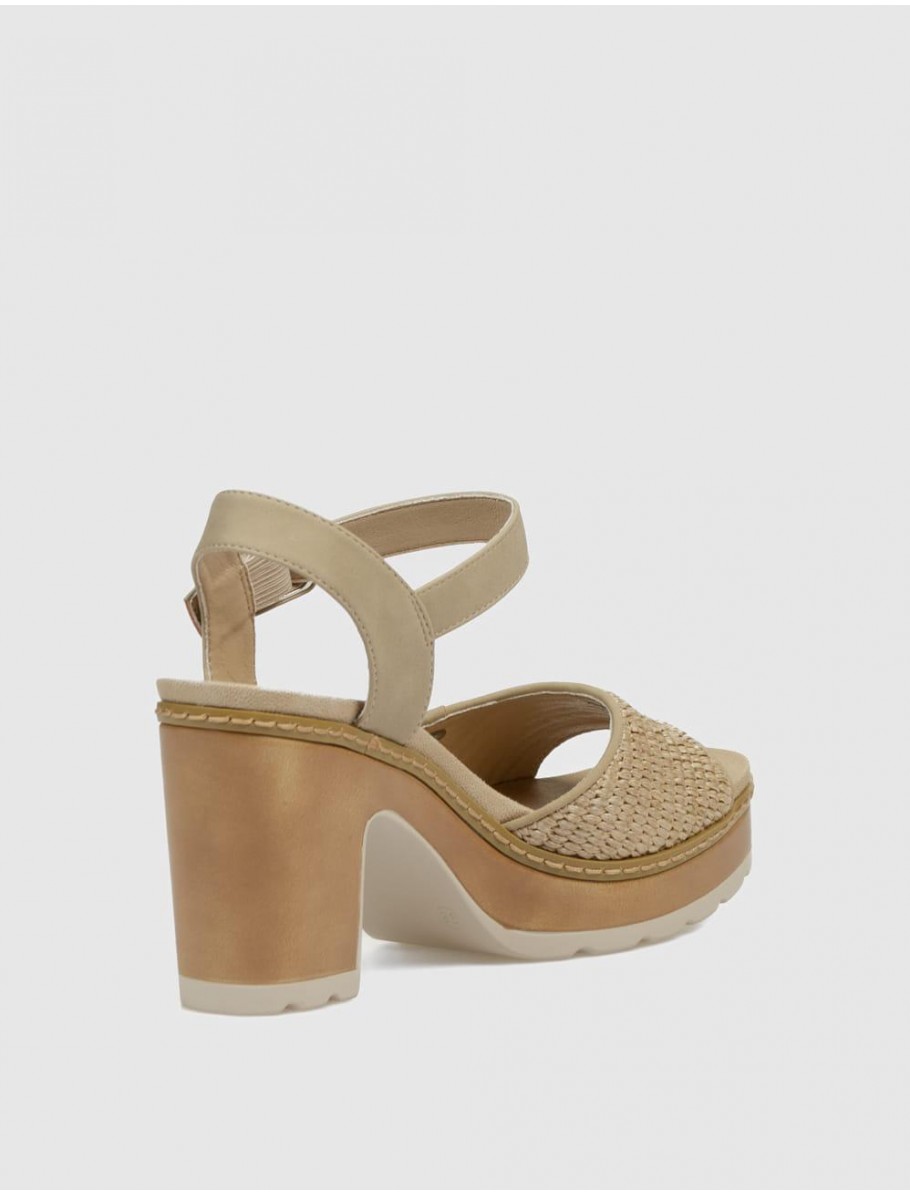 SANDALIA REFRESH 175281 TAUPE