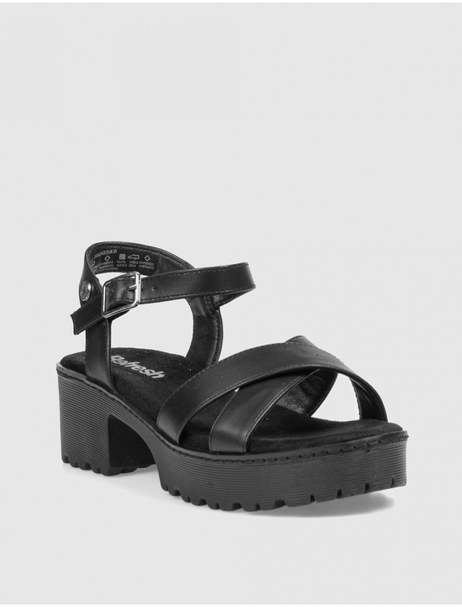 SANDALIA REFRESH 079281 NEGRO