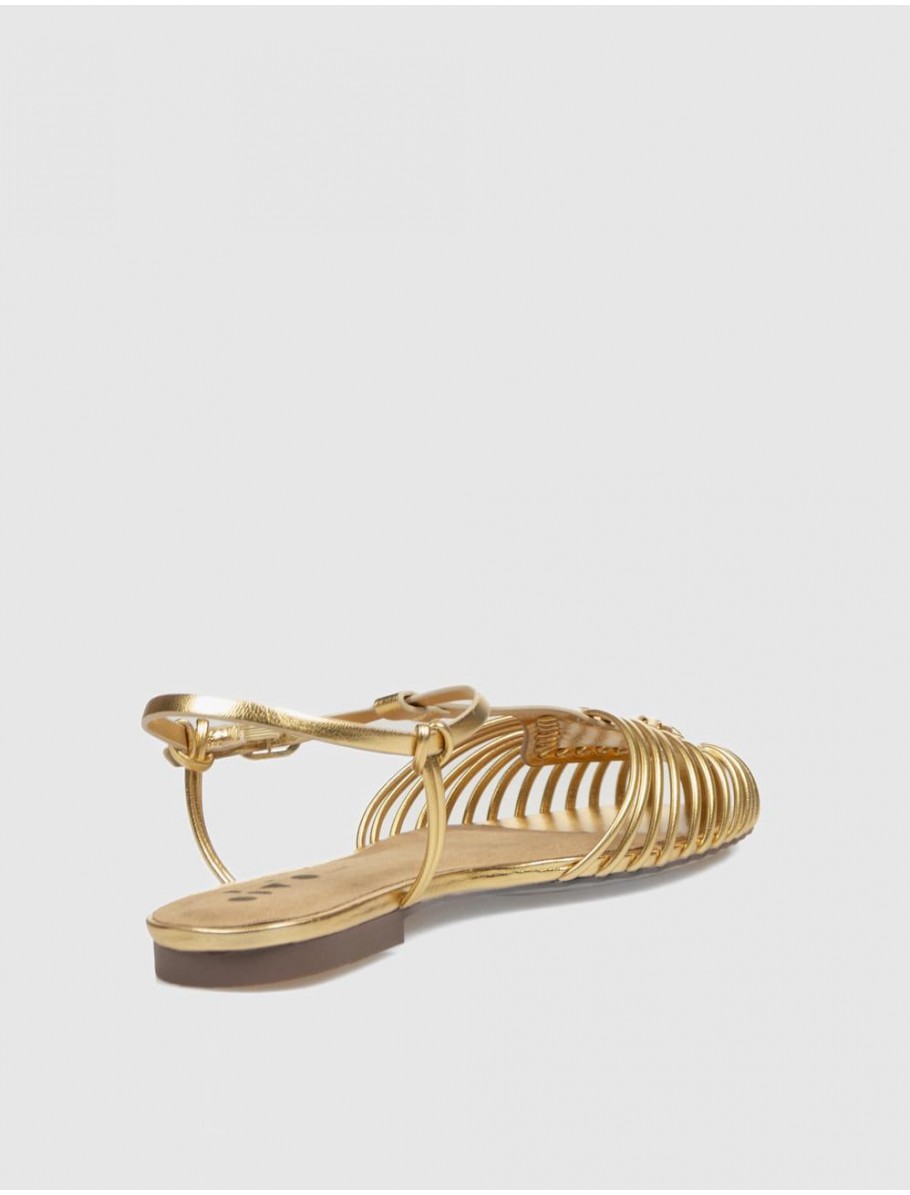 SANDALIA OBVIO SHOES SIGRID ORO
