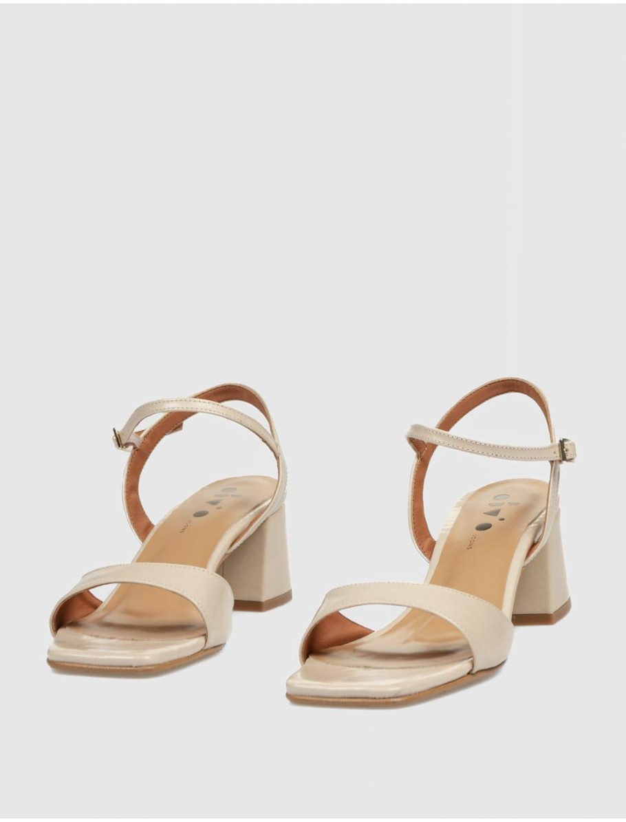 SANDALIA OBVIO SHOES DONIA BEIG