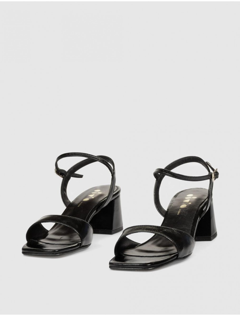 SANDALIA OBVIO SHOES DONIA NEGRO