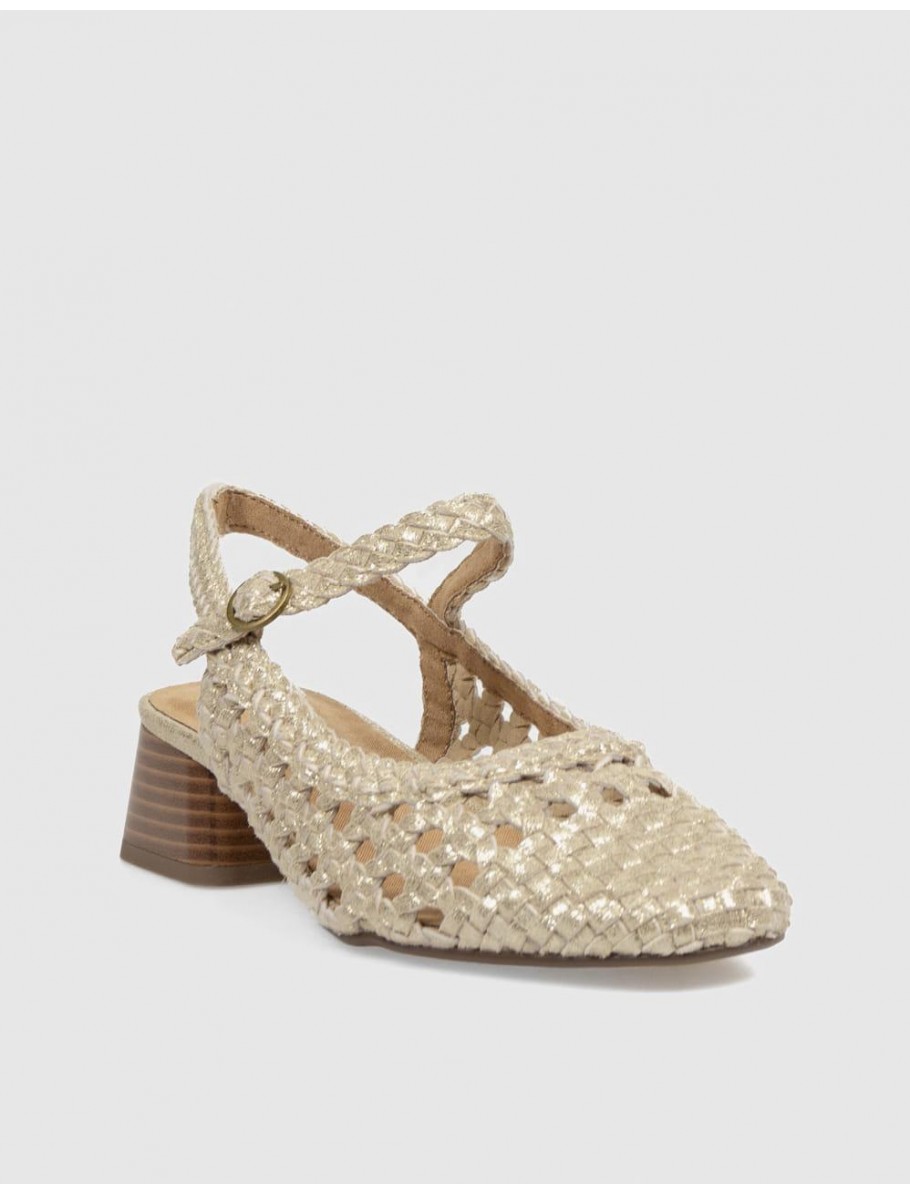 SANDALIA OBVIO SHOES BRISA ORO