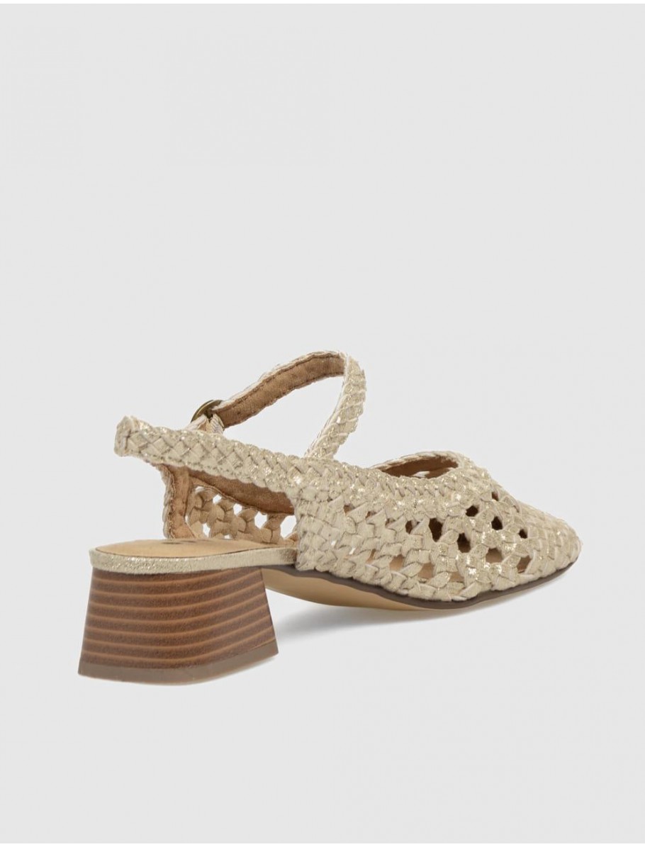 SANDALIA OBVIO SHOES BRISA ORO