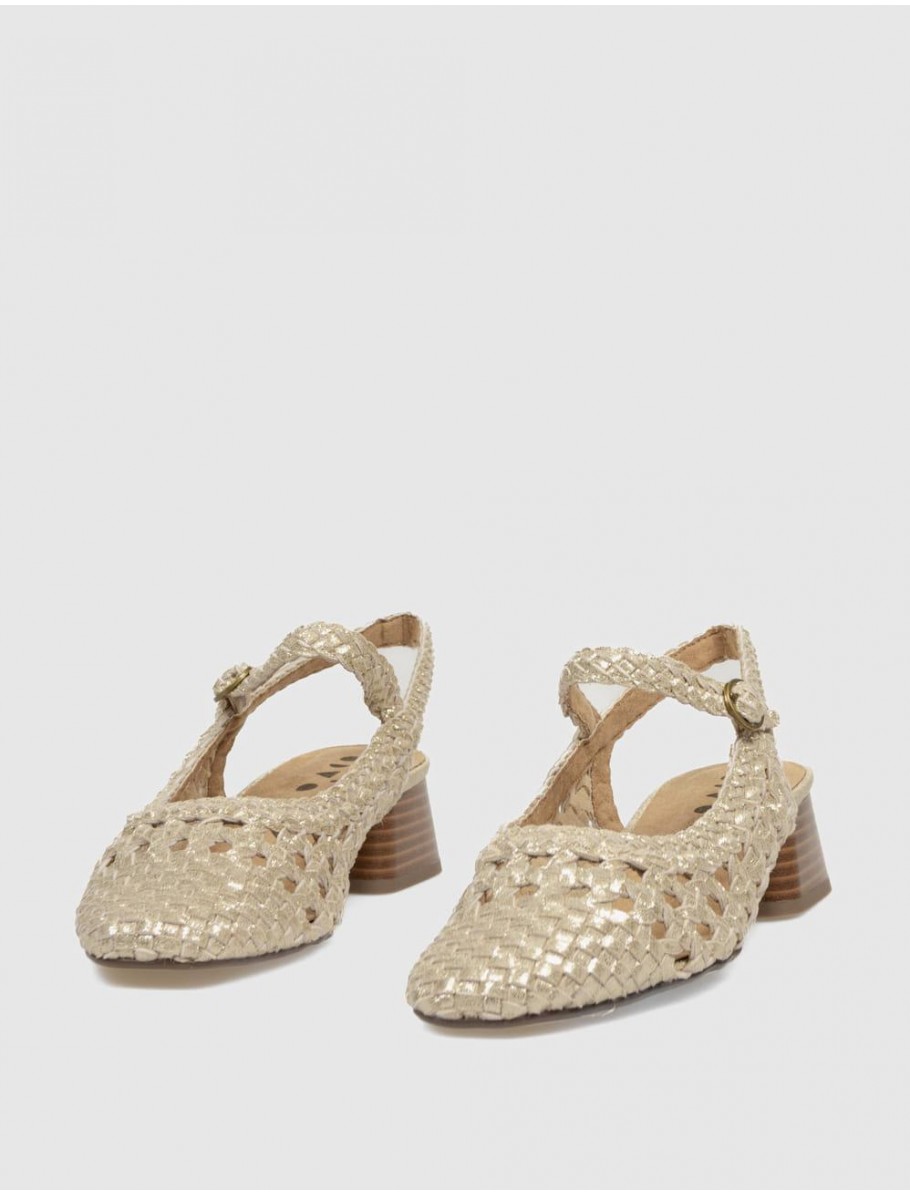 SANDALIA OBVIO SHOES BRISA ORO