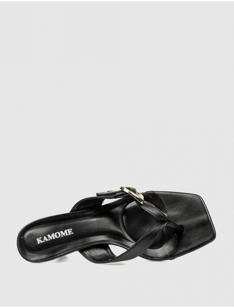 SANDALIA DE DEDO KAMOME TRENDS VILAR NEGRO