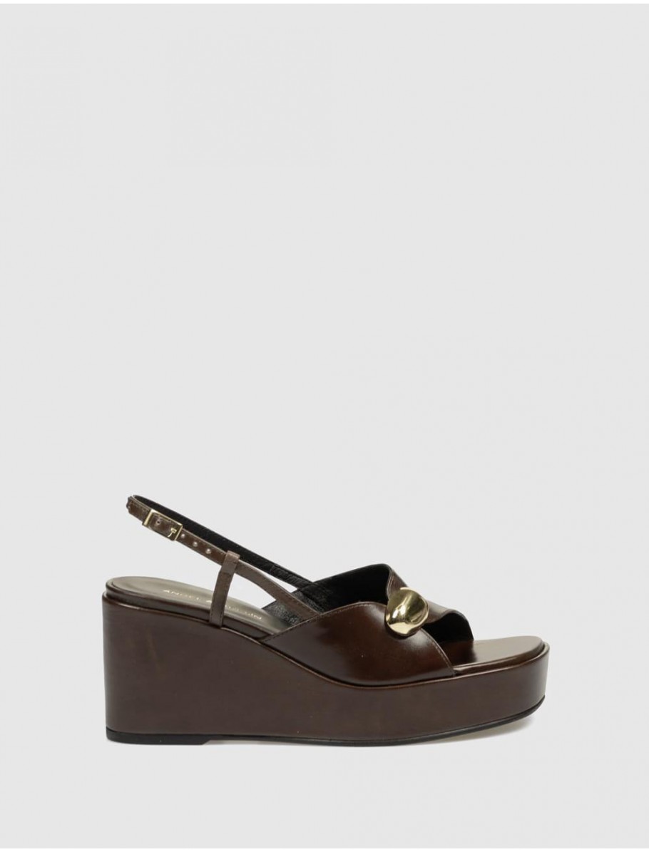 SANDALIA ANGEL ALARCON 26086 MARRoN