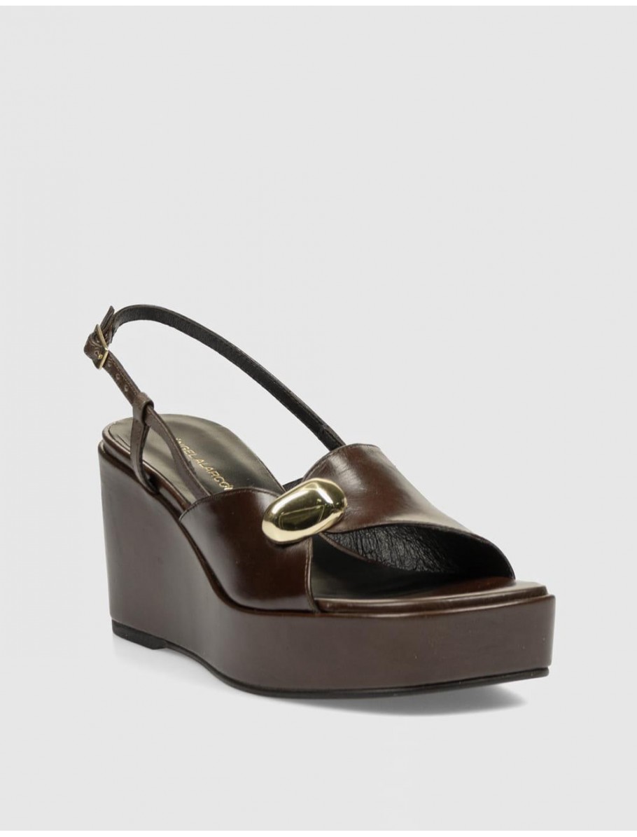 SANDALIA ANGEL ALARCON 26086 MARRoN